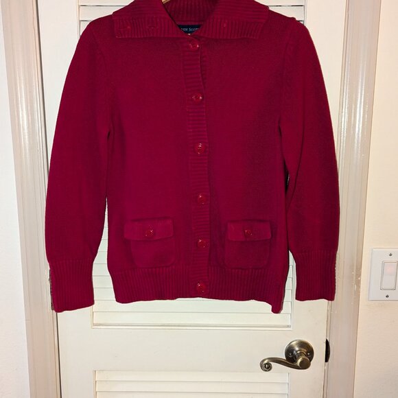 Karen Scott warm sweater/cardigan, size small. - Picture 2 of 7